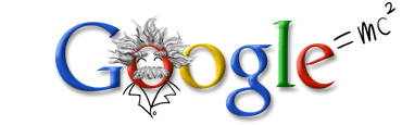 Google fête l'anniversaire d'Einstein - 14 mars 2003